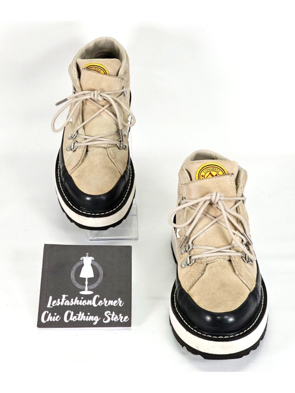 Converse Women's Beige Fleece Lined One Star Boot Sneakers Shoes Size 7.5 1962 - Picture 3 of 16